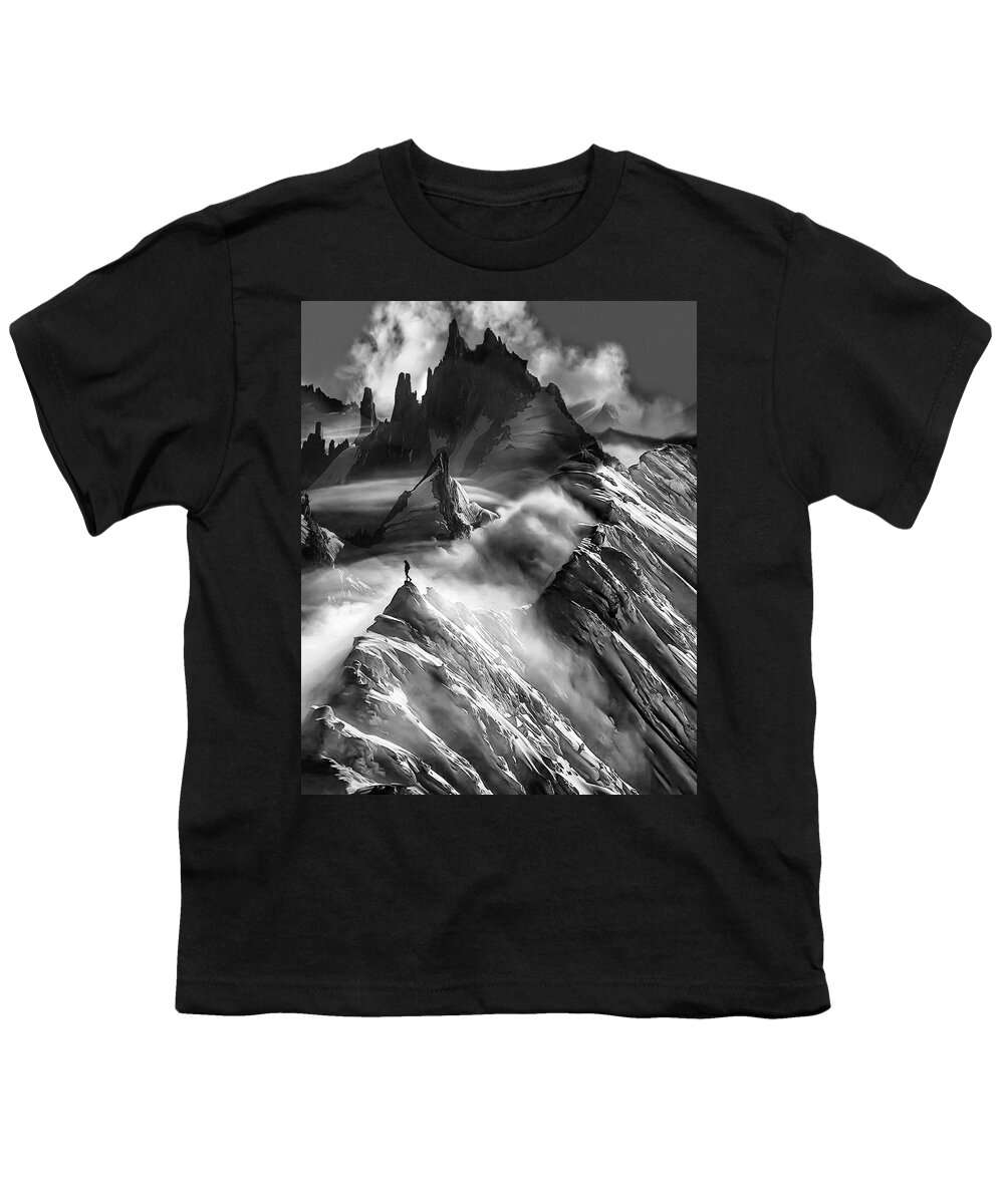 Fine Art Youth T-Shirt featuring the photograph Invincible by Sofie Conte