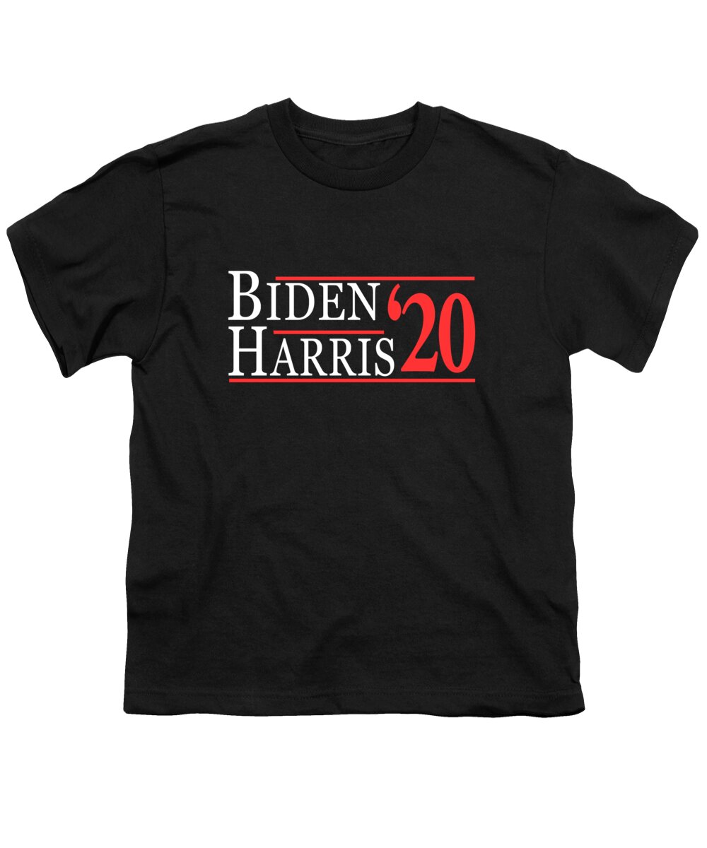 Election Youth T-Shirt featuring the digital art Joe Biden Kamala Harris 2020 by Flippin Sweet Gear