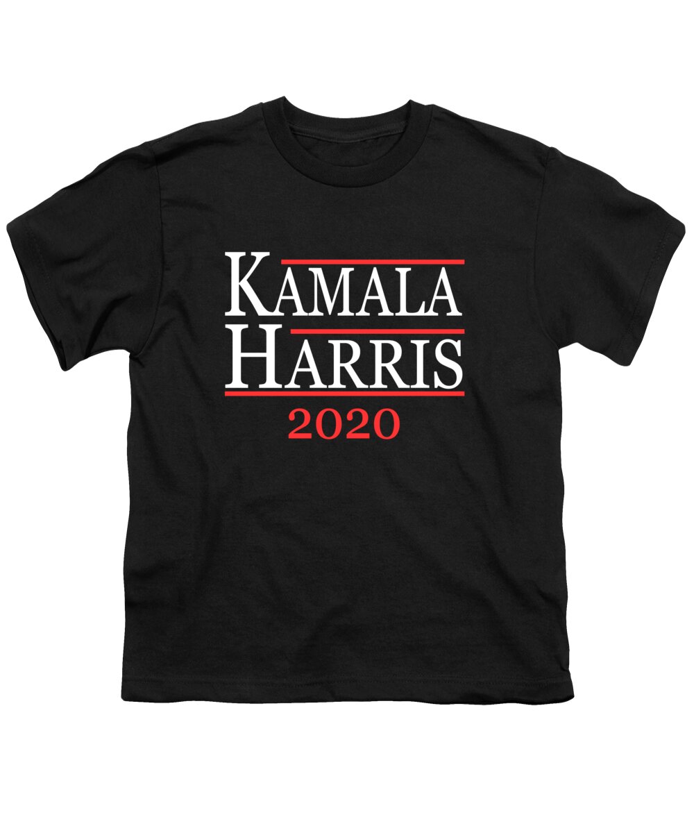 Cool Youth T-Shirt featuring the digital art Kamala Harris For President 2020 by Flippin Sweet Gear
