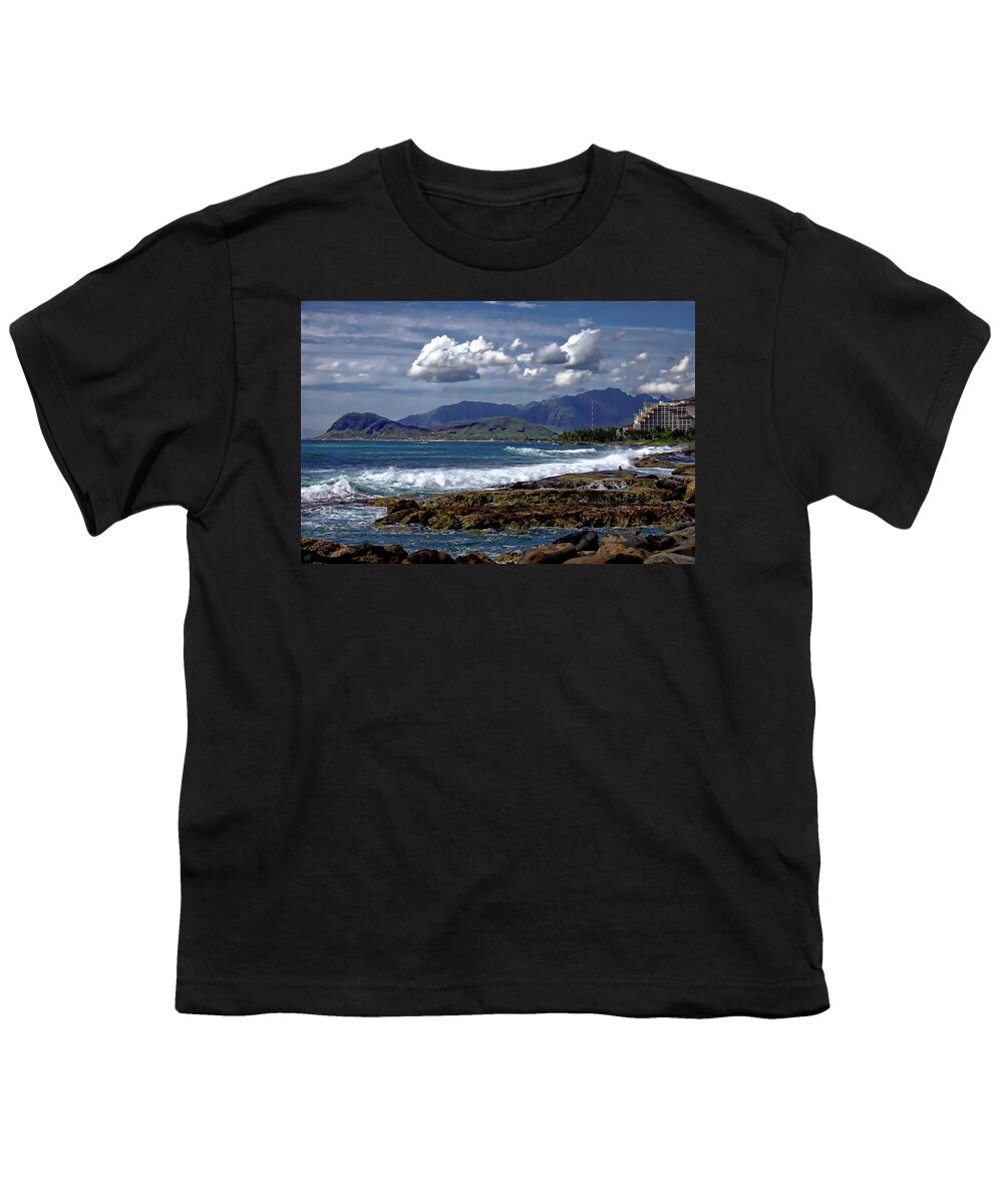 Ko Olina Youth T-Shirt featuring the photograph Ko Olina Coast by Rick Lawler