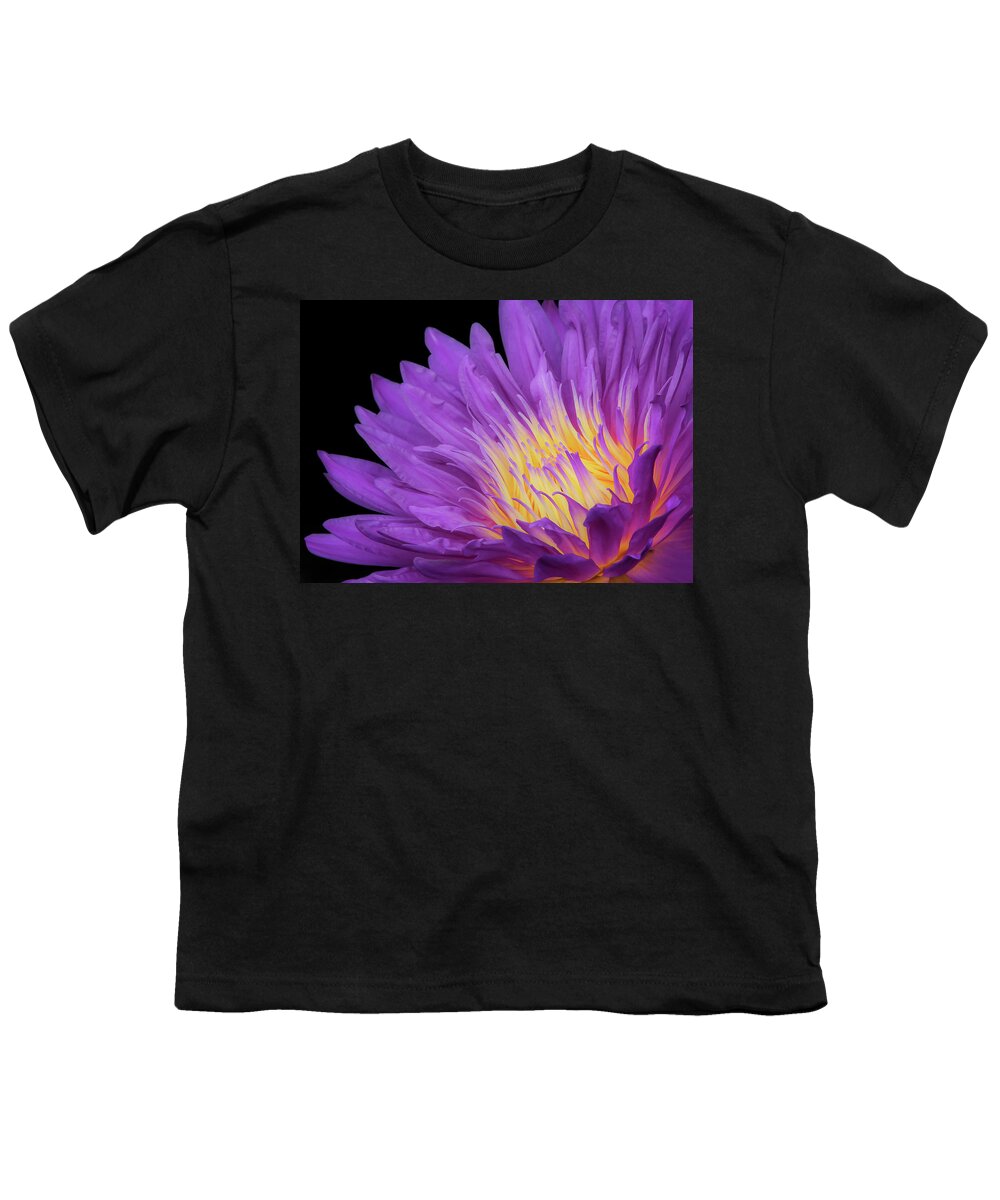 Water Lily Youth T-Shirt featuring the photograph Let there be Light by Sylvia Goldkranz