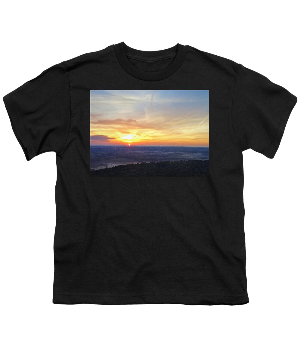  Youth T-Shirt featuring the photograph Liberty Park Sunrise by Brad Nellis