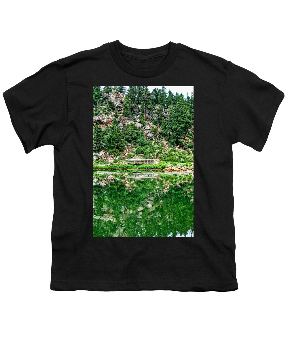 Study Youth T-Shirt featuring the photograph Lily Lake Study 4 by Robert Meyers-Lussier