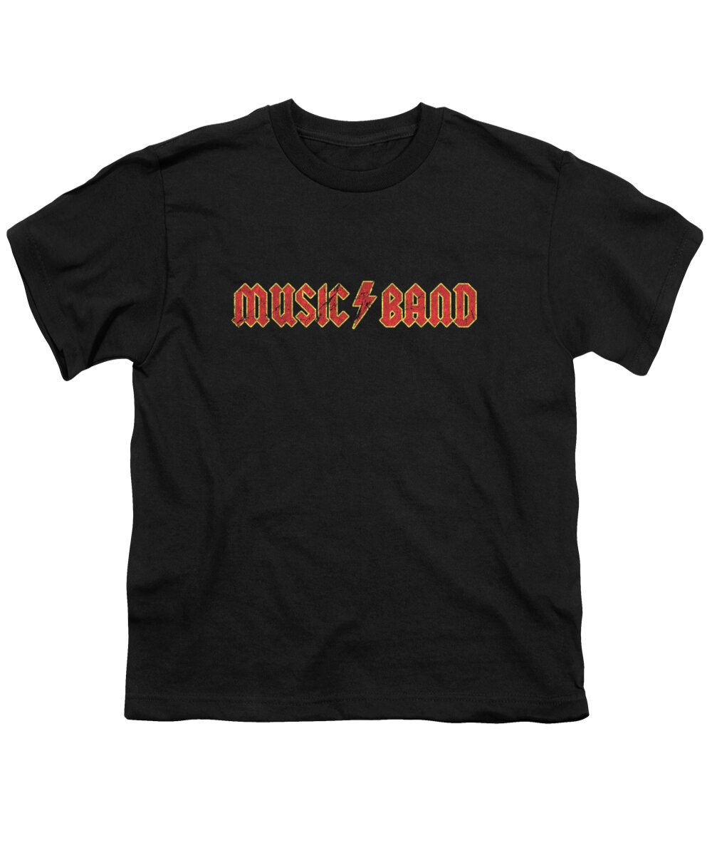 Sarcastic Youth T-Shirt featuring the digital art Music Band Shirt Sarcastic Funny by Flippin Sweet Gear