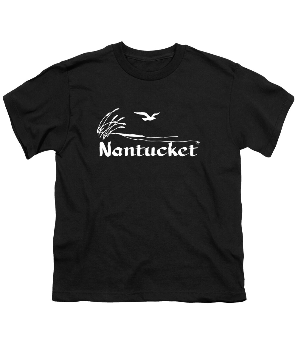 Funny Youth T-Shirt featuring the digital art Nantucket by Flippin Sweet Gear
