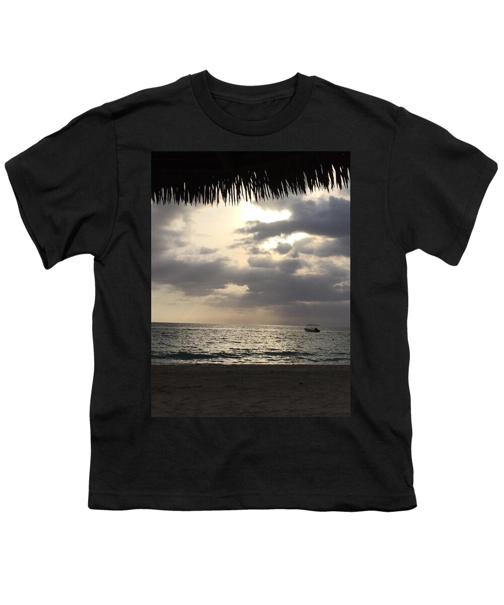 Digital Youth T-Shirt featuring the photograph Ocean Rain by Lisa White