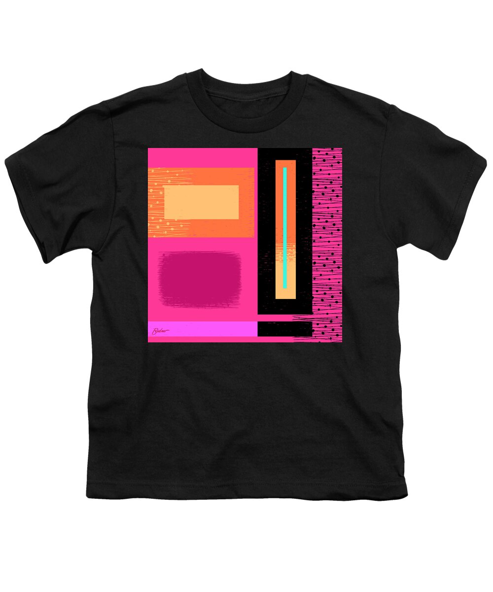 Abstract Youth T-Shirt featuring the digital art Ode to Rothko by Alan Bodner