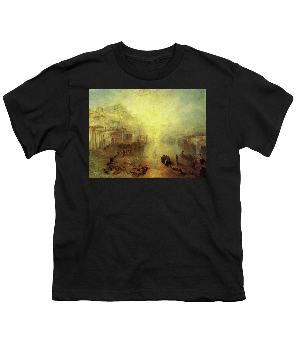 Ovid Youth T-Shirt featuring the painting Ovid Banished from Rome by Joseph Mallord William Turner