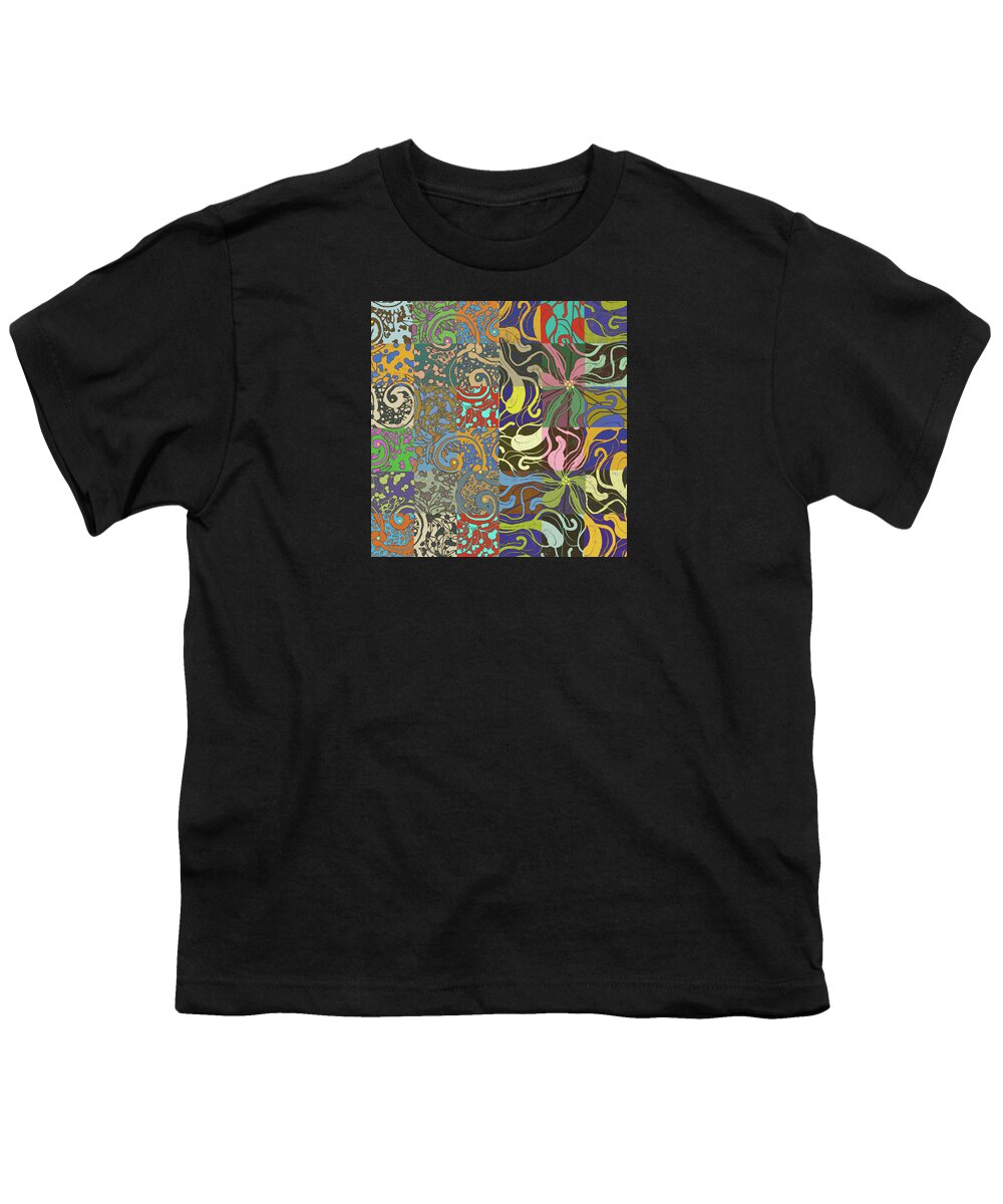  Youth T-Shirt featuring the digital art Pattern 2 by Steve Hayhurst