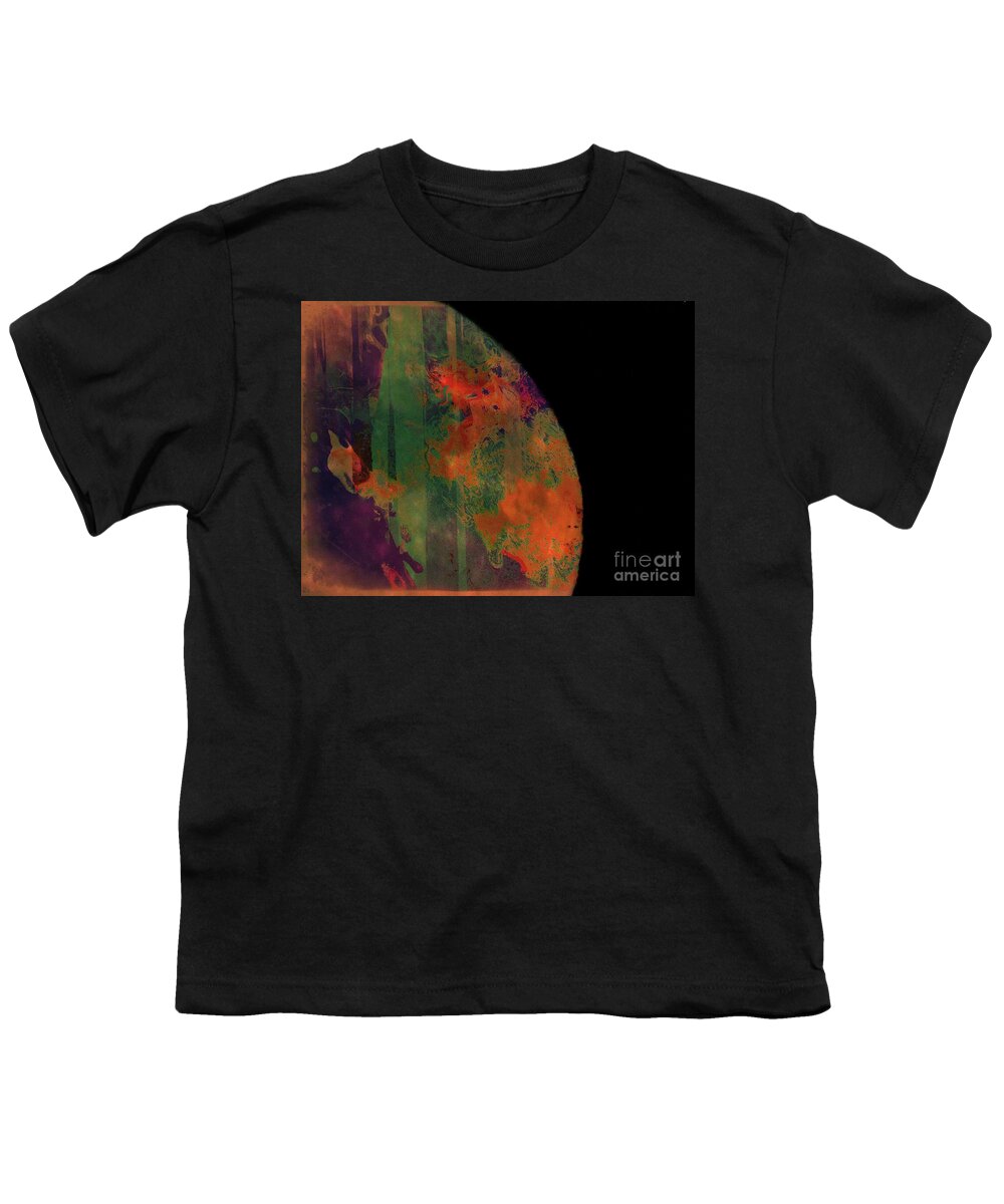 Abstract Youth T-Shirt featuring the photograph Phases Of The Moon #2 by Marcia Lee Jones