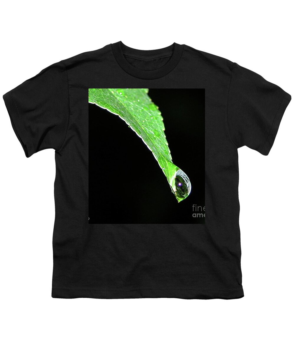 Nature Youth T-Shirt featuring the photograph Ready to Drop by Mariarosa Rockefeller