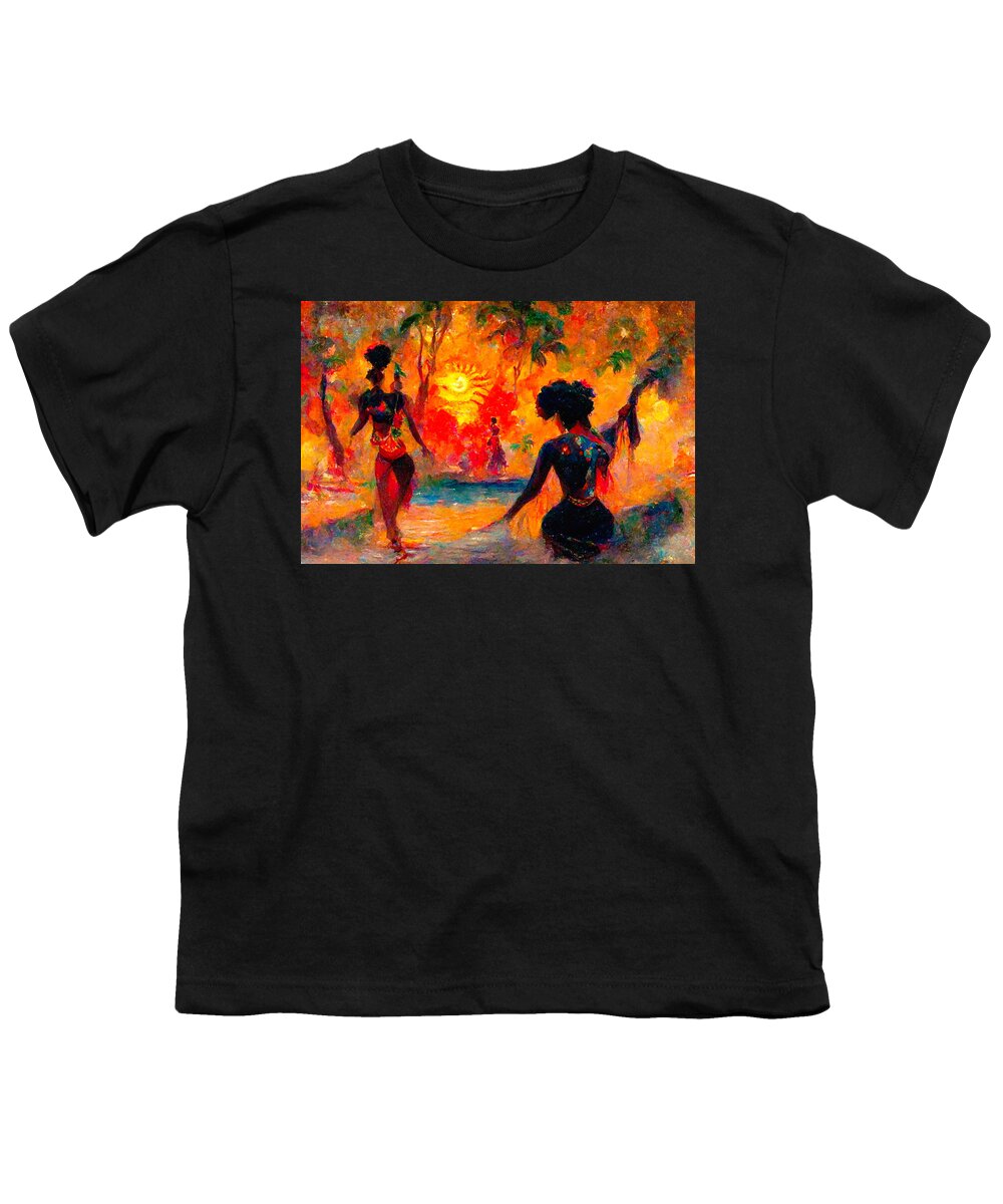 Renoir Youth T-Shirt featuring the digital art Renoir #10 by Craig Boehman