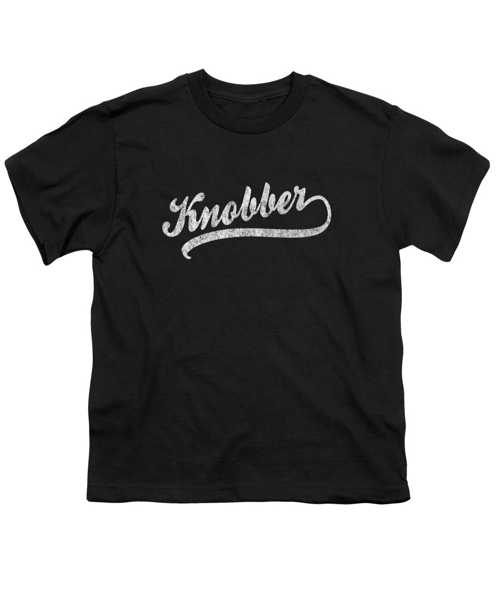 Funny Youth T-Shirt featuring the digital art Retro Knobber by Flippin Sweet Gear