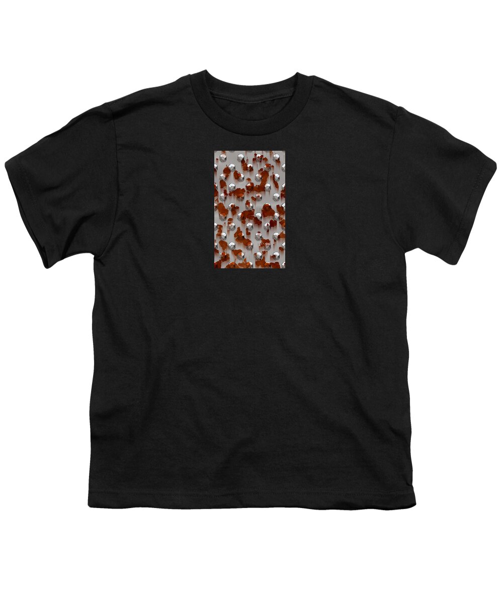 Rust Youth T-Shirt featuring the mixed media Rusted Beauty by Marvin Blaine