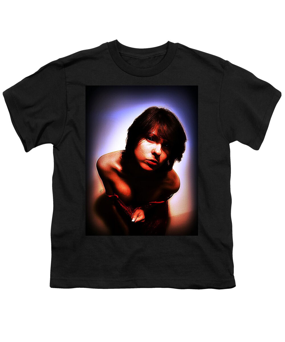 Demon Youth T-Shirt featuring the digital art Ryli 5 by Mark Baranowski