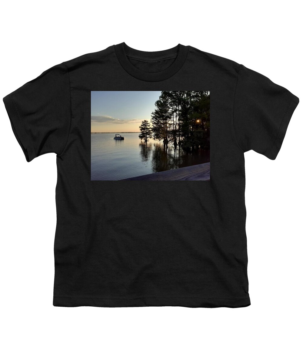 Sunset Youth T-Shirt featuring the photograph Santee Sunrise by Victor Thomason