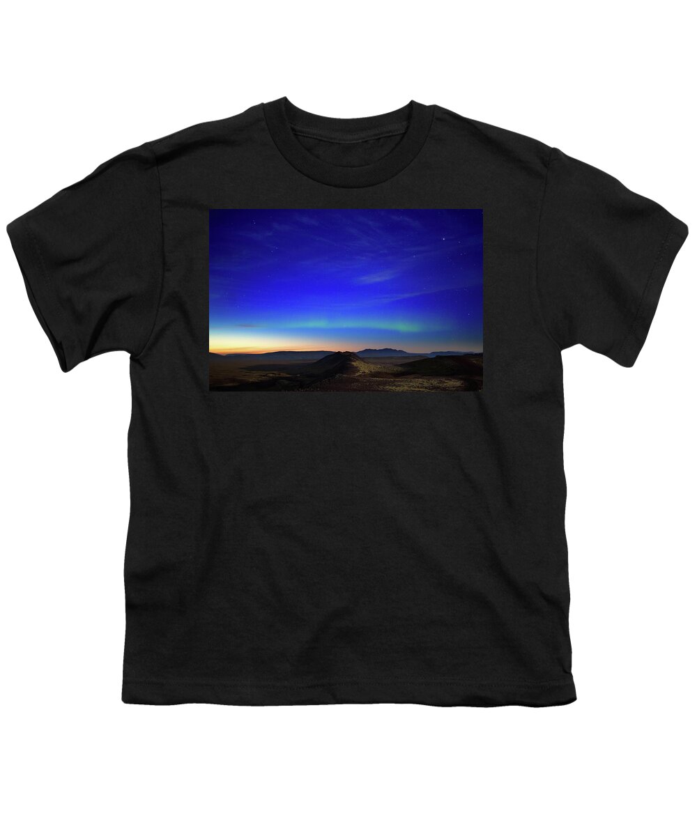 Iceland Youth T-Shirt featuring the photograph Season's start by Christopher Mathews