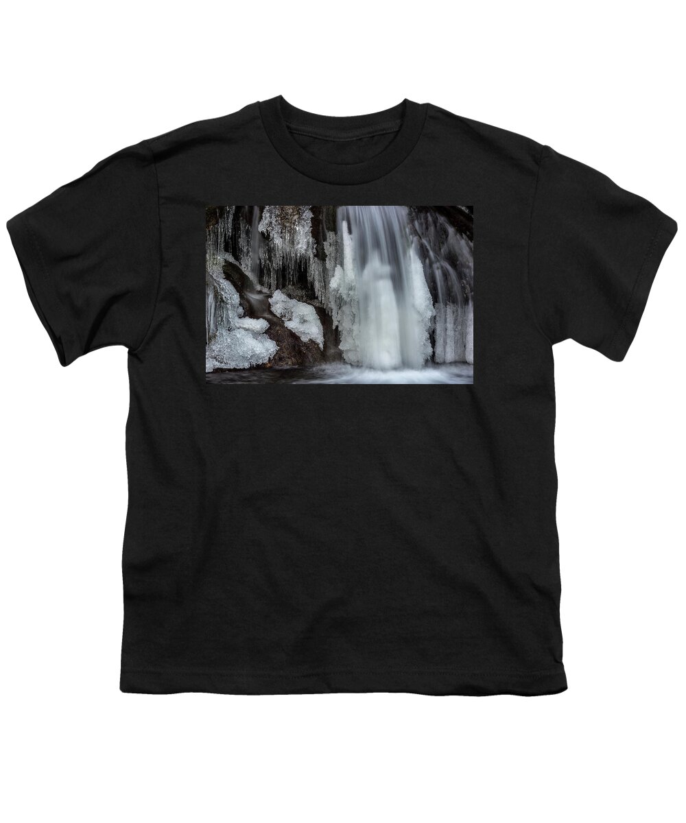 Cold Youth T-Shirt featuring the photograph Secret crystal cave by Olivier Parent