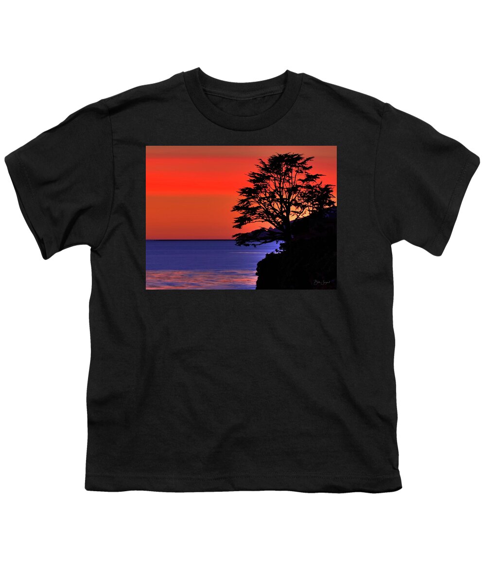 Shell Beach Youth T-Shirt featuring the photograph Silhouette by Beth Sargent