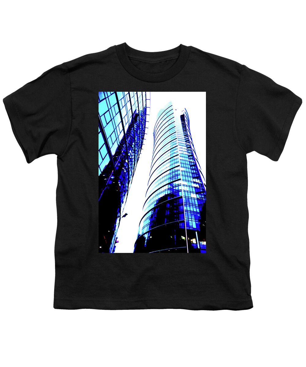 Skyscraper Youth T-Shirt featuring the photograph Skyscraper In Warsaw, Poland 22 by John Siest