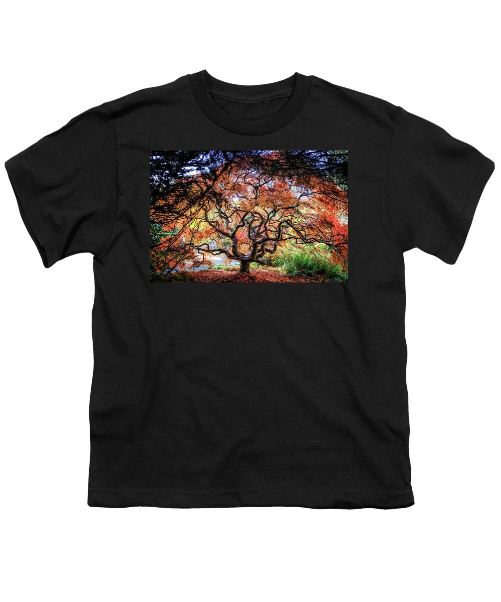 Kubota Gardens Youth T-Shirt featuring the photograph Spirit Tree II by Phyllis McDaniel