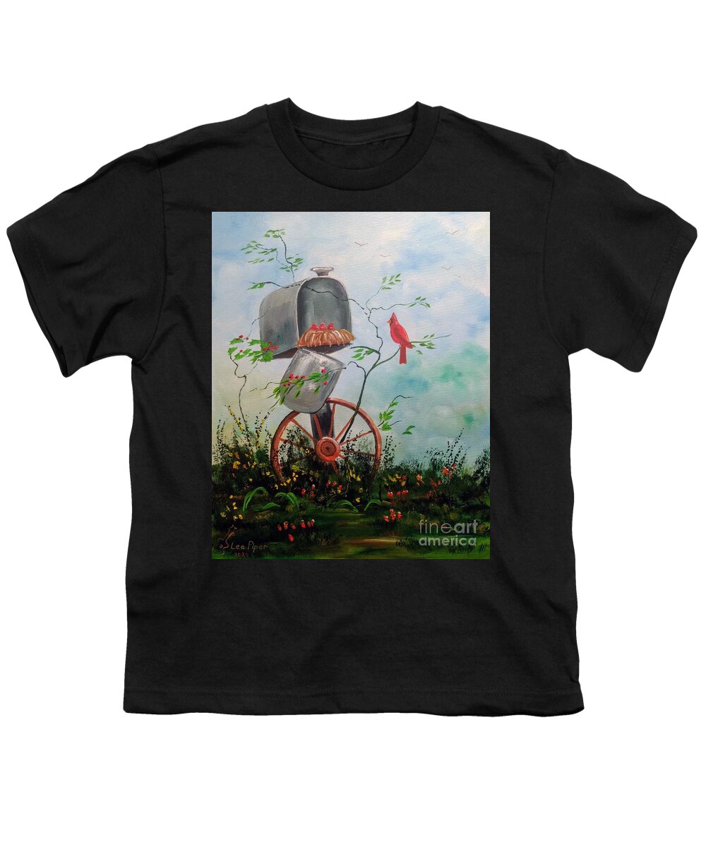 Spring Youth T-Shirt featuring the painting Spring by Lee Piper