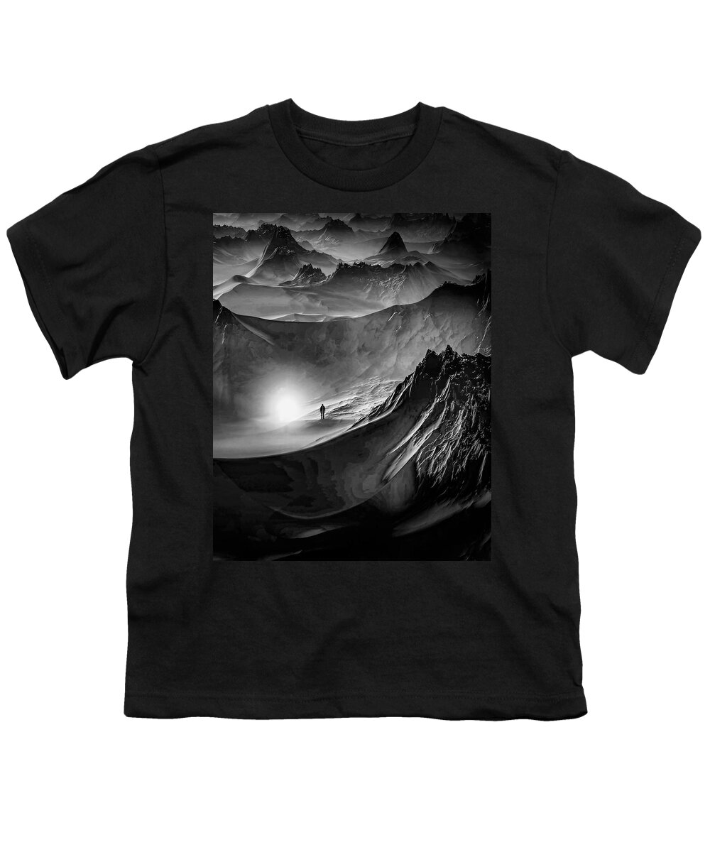 Fine Art Youth T-Shirt featuring the photograph Stealing The Moon by Sofie Conte