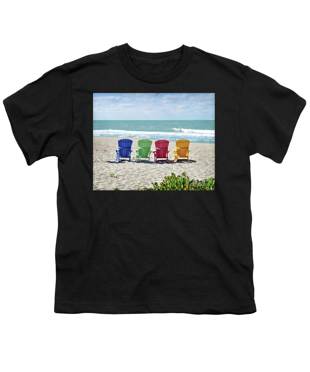 Florida Youth T-Shirt featuring the photograph Surroundings - Colors Of Captiva by Chris Andruskiewicz