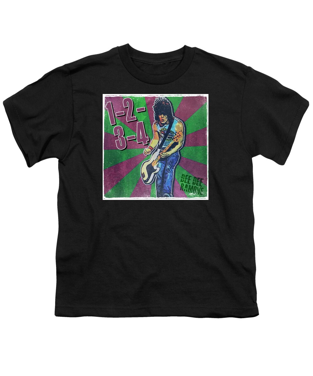 1234 Youth T-Shirt featuring the digital art Take it Dee Dee by Christina Rick