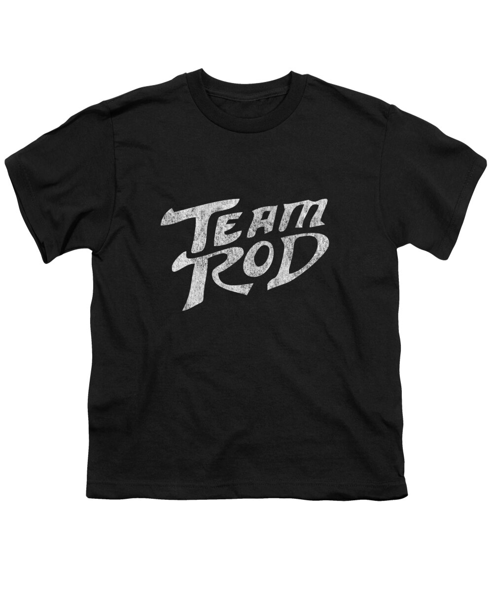 Funny Youth T-Shirt featuring the digital art Team Rod Retro by Flippin Sweet Gear