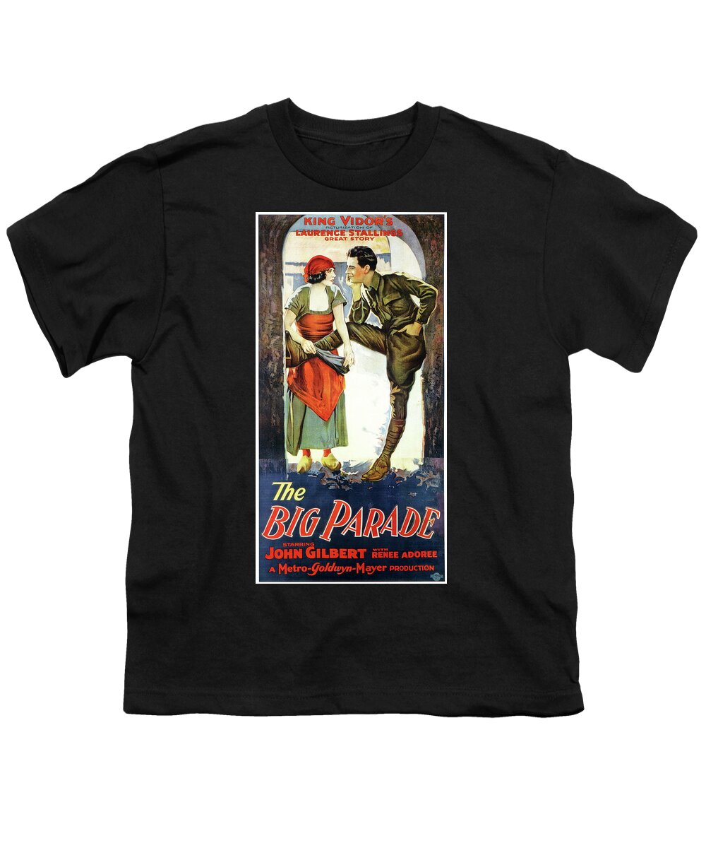 The Big Parade Youth T-Shirt featuring the photograph The Big Parade by Metro-Goldwyn-Mayer