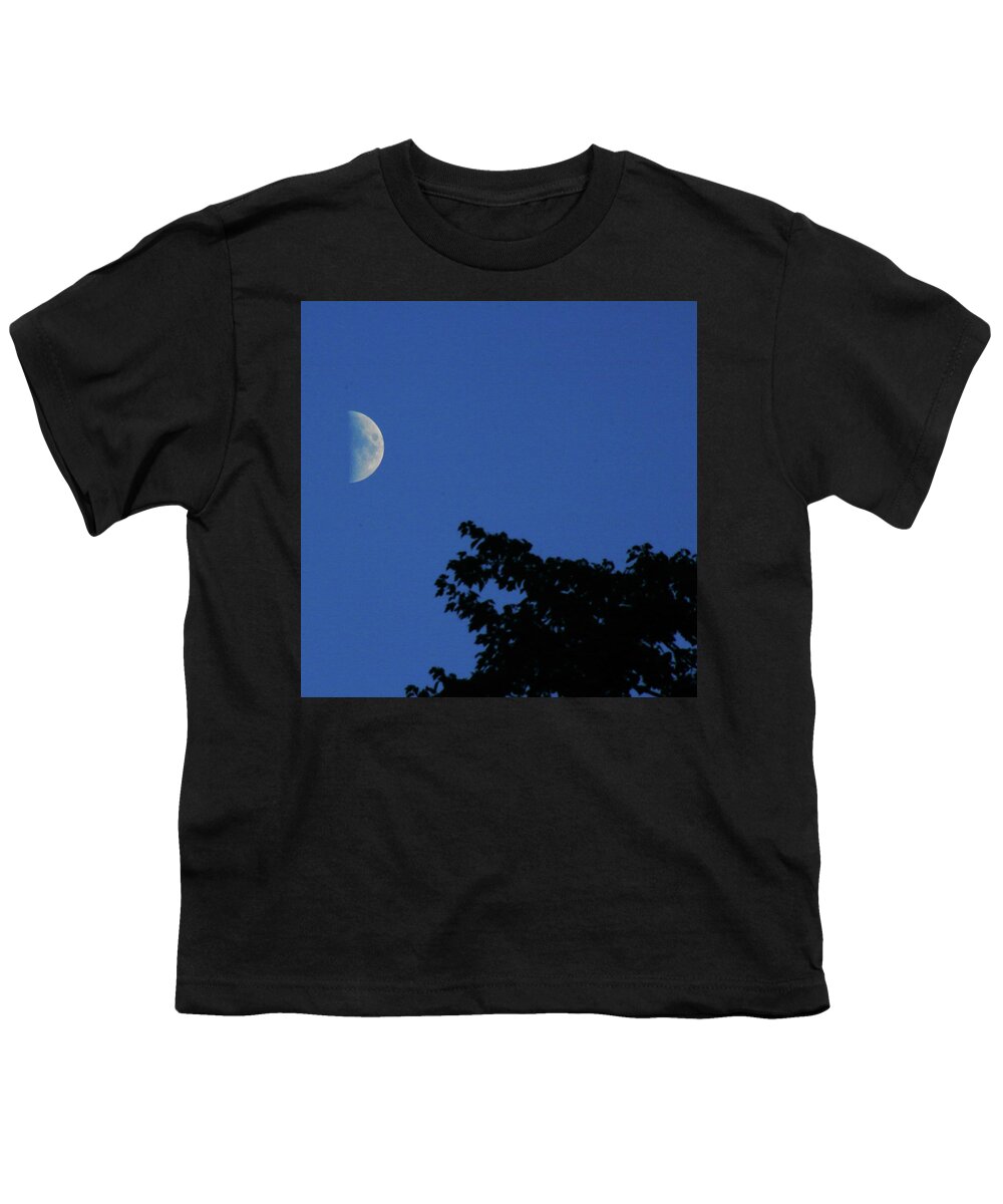 Moon Youth T-Shirt featuring the photograph The Moon by Jim Feldman
