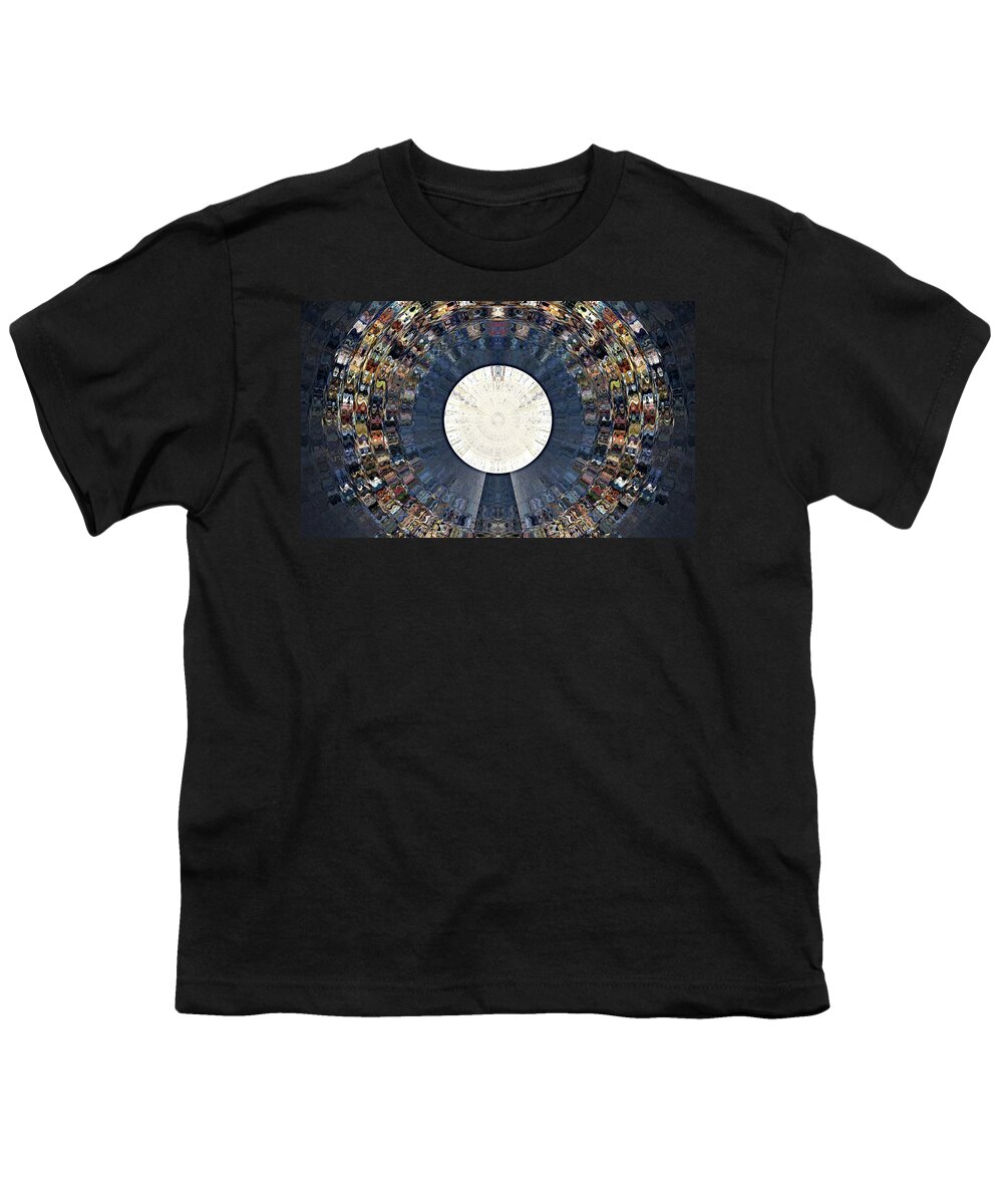 Sun Youth T-Shirt featuring the digital art The Orb by David Manlove