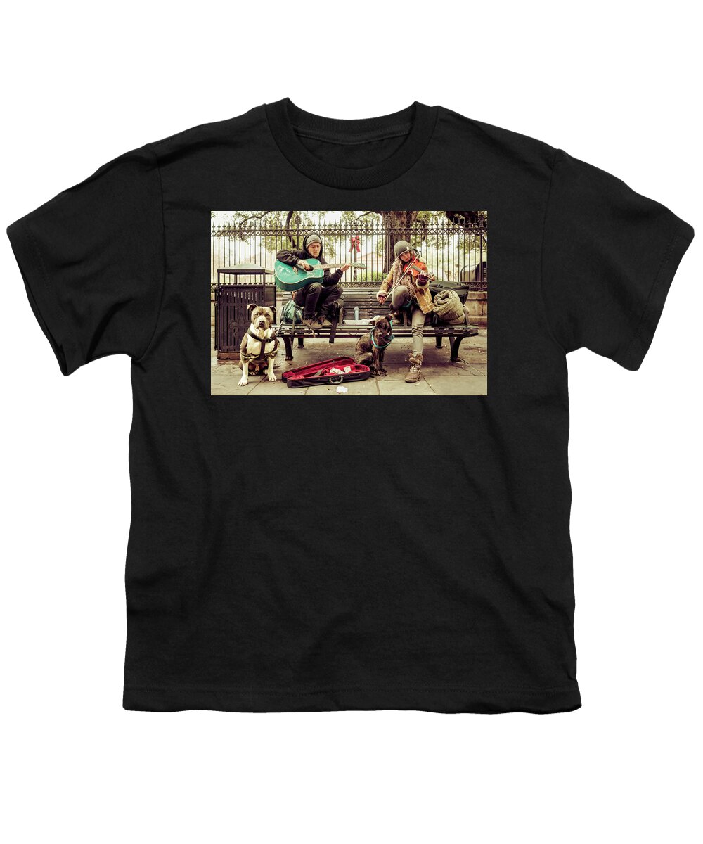 Birthplace Of Jazz Youth T-Shirt featuring the photograph The Pack by Darrell DeRosia