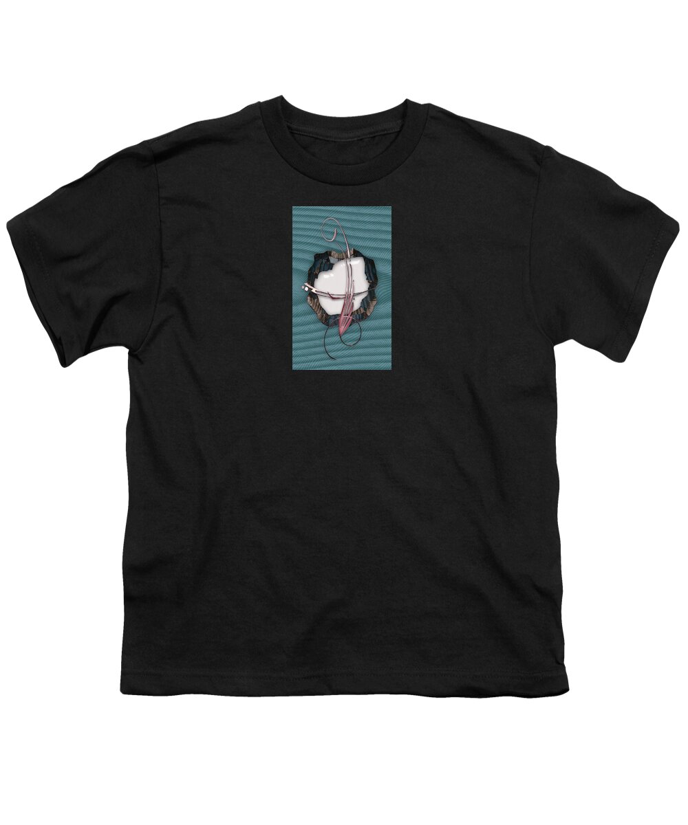 Living Room Youth T-Shirt featuring the mixed media To Dream by Marvin Blaine