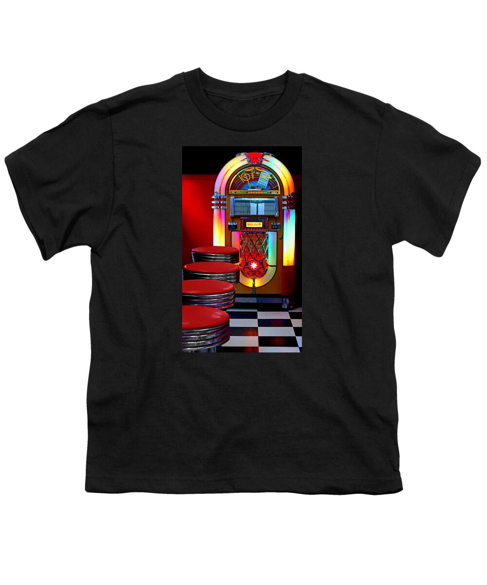 Vintage Youth T-Shirt featuring the photograph Vintage Diner by Nikolyn McDonald