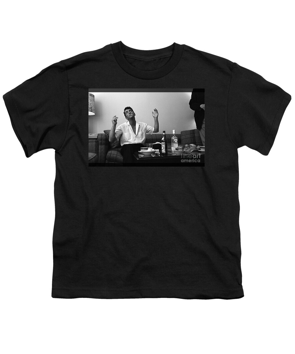 Dean Martin Youth T-Shirt featuring the photograph Vintage Dino by La Dolce Vita