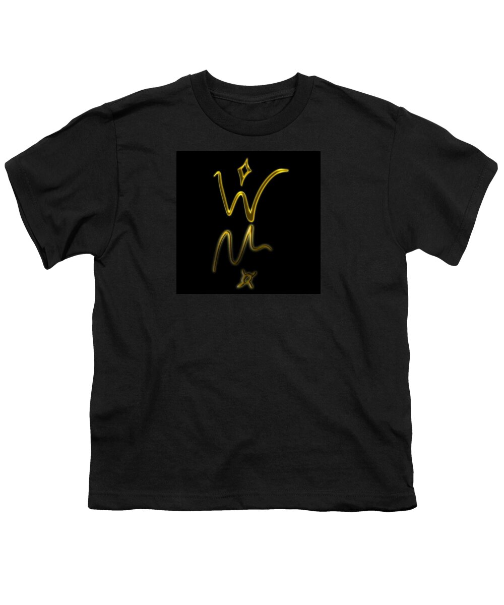 Wunderleart Youth T-Shirt featuring the digital art Wunderle Mabus by Wunderle