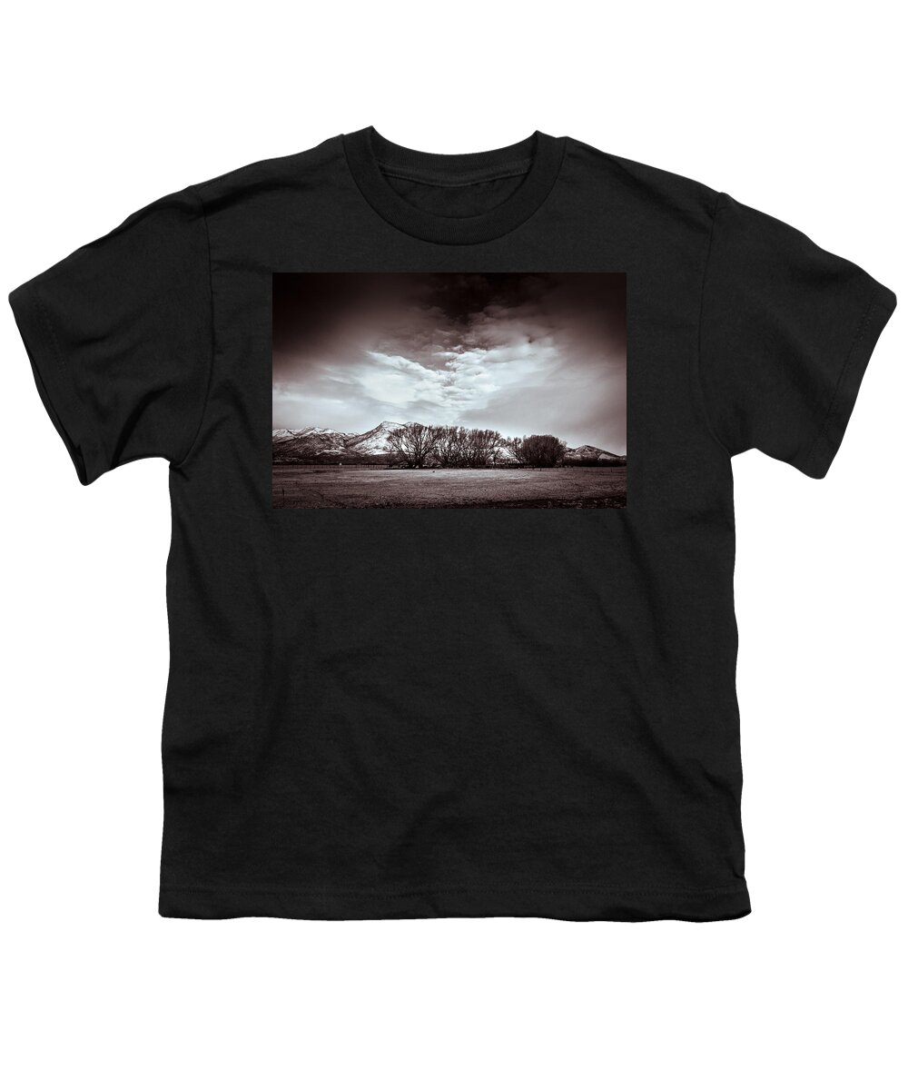Utah Youth T-Shirt featuring the photograph Wasatch Mountains 3 by Mark Gomez