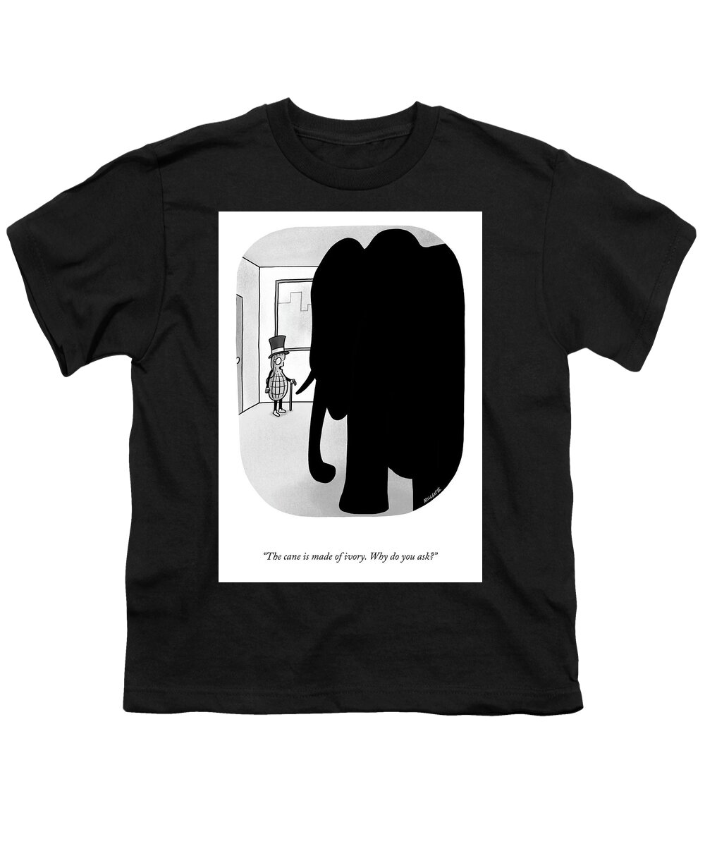 Cctk Youth T-Shirt featuring the drawing Why do you ask by Lonnie Millsap
