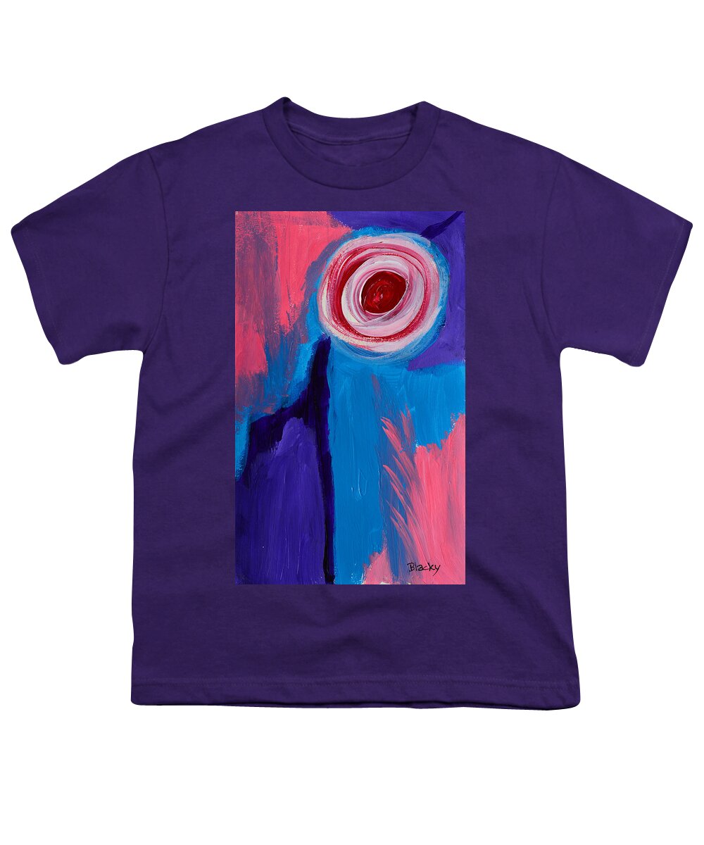 Sun Youth T-Shirt featuring the painting Rising Sun #2 by Donna Blackhall