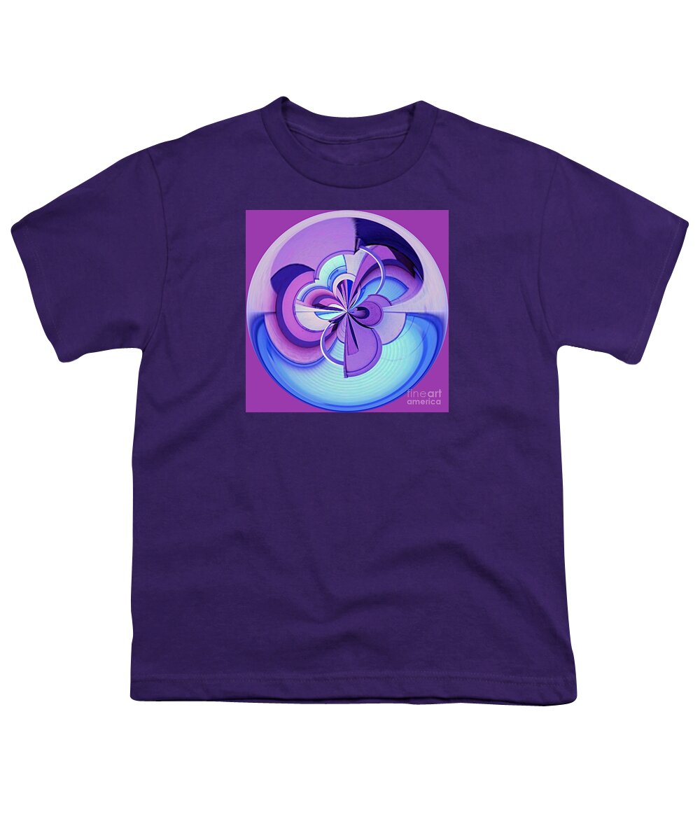 Color Youth T-Shirt featuring the photograph Abstract Circle Squared by Chris Anderson