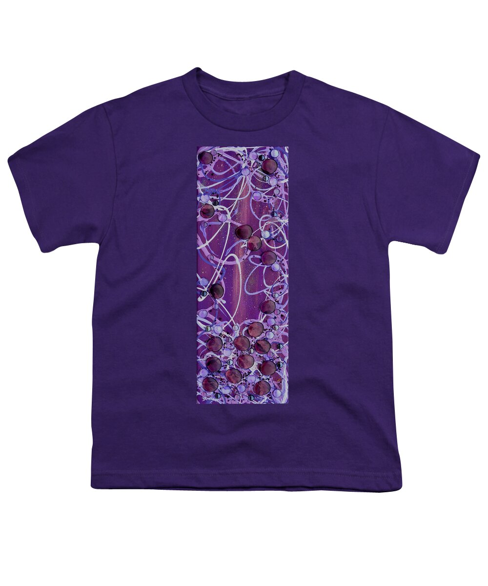 Party Youth T-Shirt featuring the mixed media New Year's Eve by Donna Blackhall