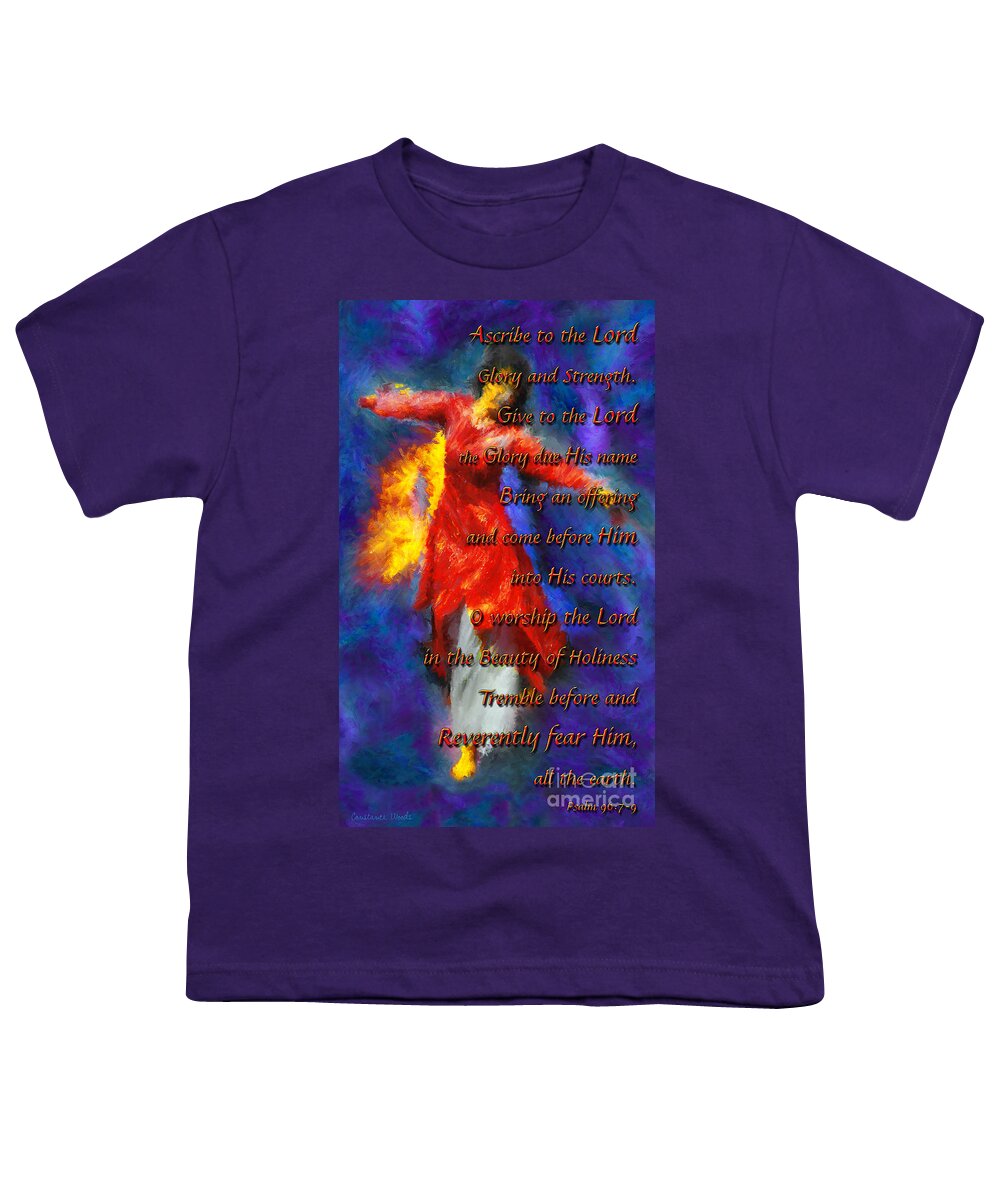 Prophetic Artwork Youth T-Shirt featuring the photograph Refiners Fire Dance by Constance Woods