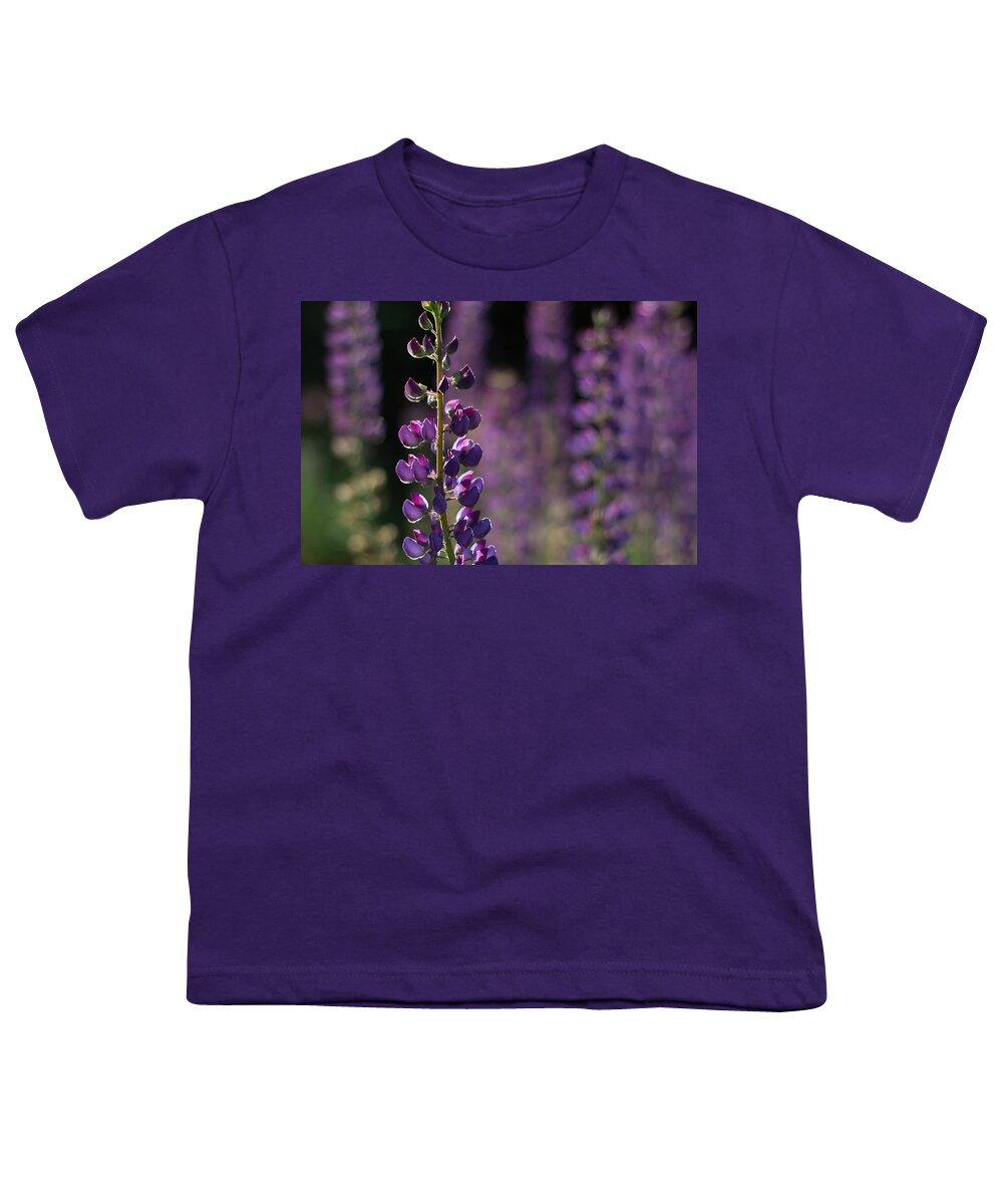 Canada Youth T-Shirt featuring the photograph Lupines by Jakub Sisak