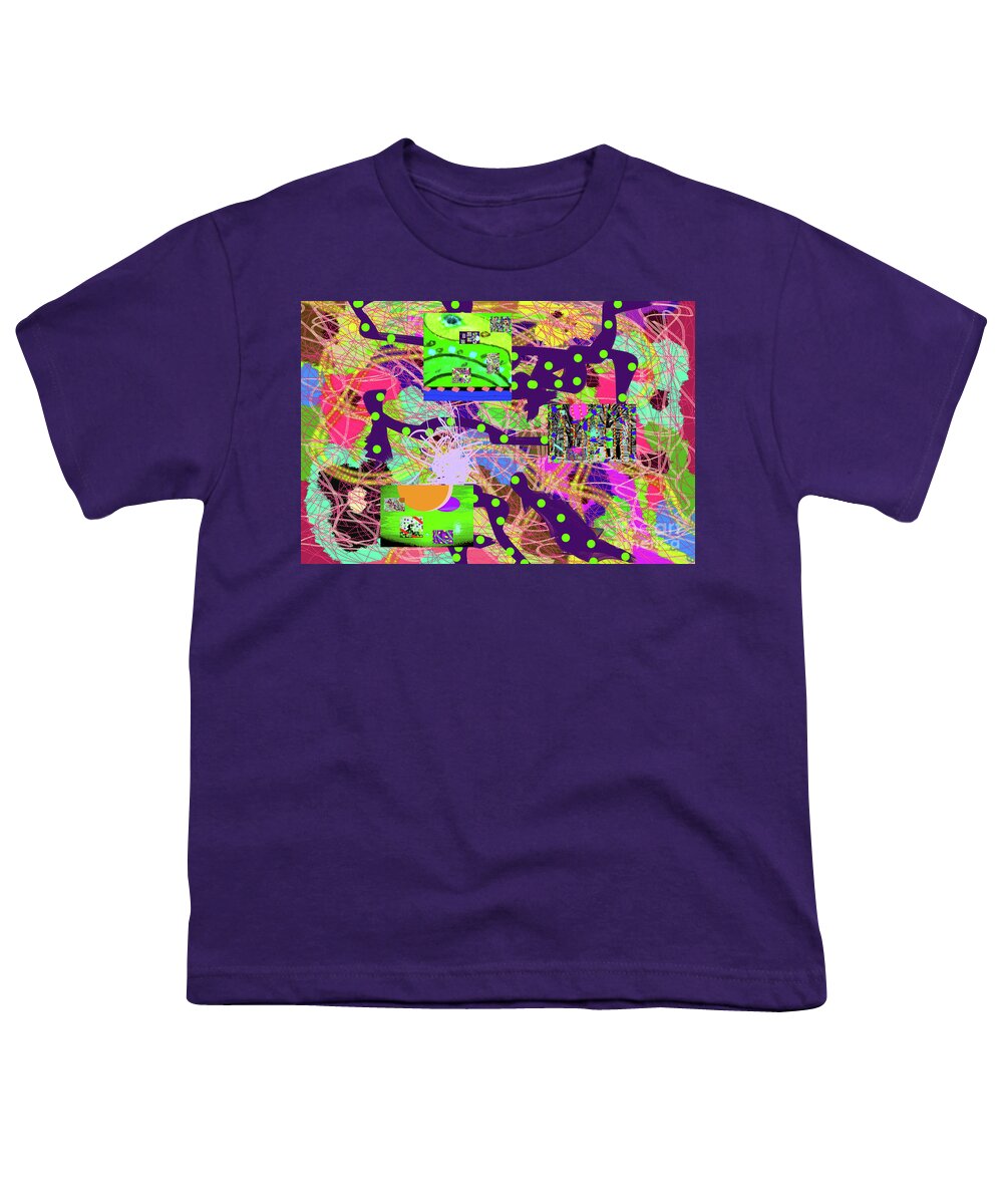 Walter Paul Bebirian Youth T-Shirt featuring the digital art 8-4-2015abcdefghijklmnopqrtu by Walter Paul Bebirian