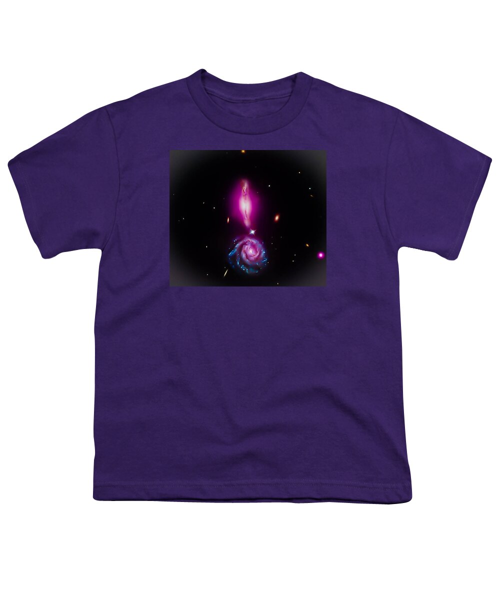 Space Youth T-Shirt featuring the photograph Cosmic Exclamation Point by Britten Adams