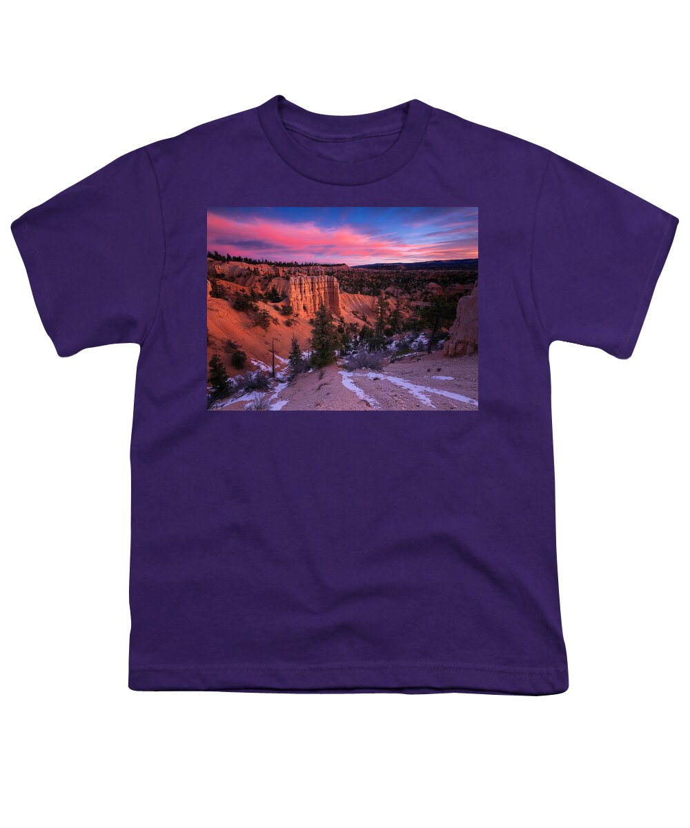 50s Youth T-Shirt featuring the photograph Fairyland loop Trail by Edgars Erglis