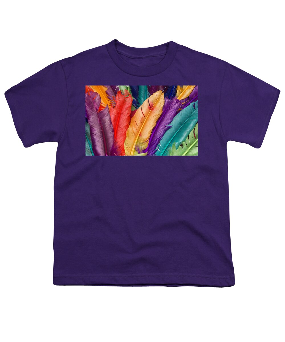 Feather Youth T-Shirt featuring the photograph Feather by Mariel Mcmeeking