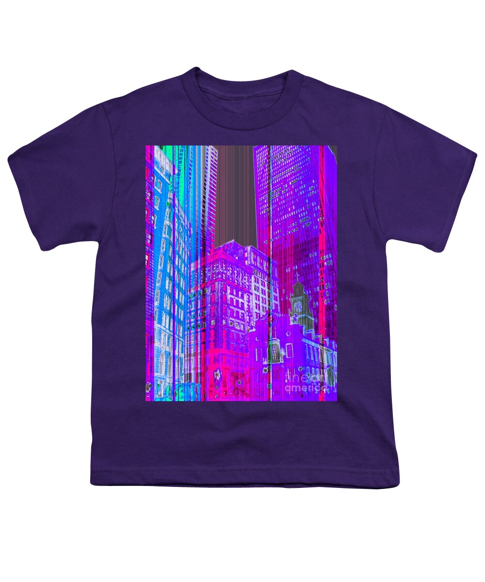 Night Life Youth T-Shirt featuring the photograph Nightlife the Psycho Way by Julie Lueders 